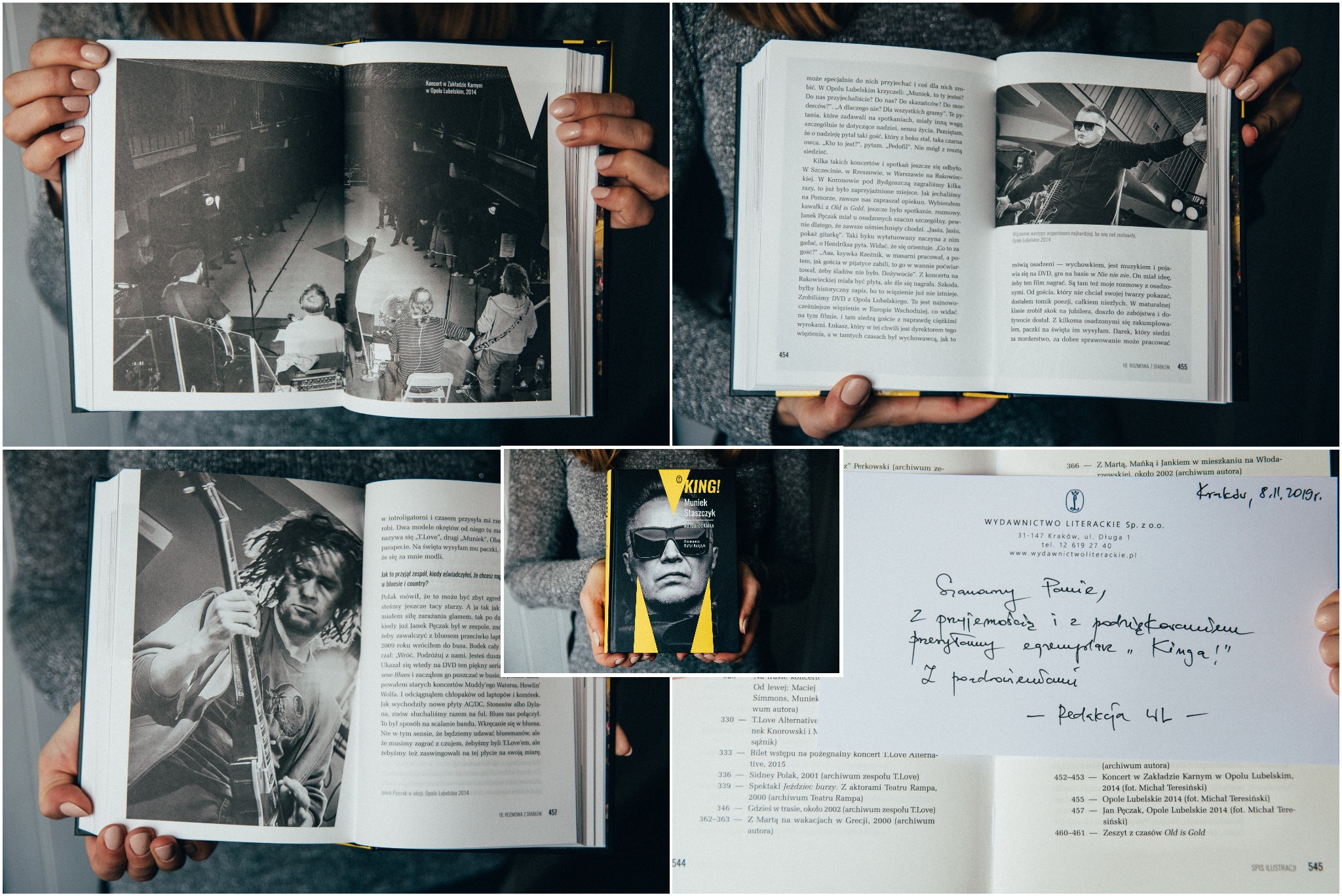 Zdjęcia w autobiografii Muńka Staszczyka King!